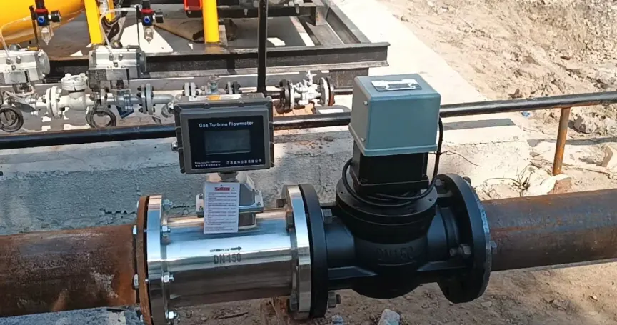 High precision gas turbine flow meter