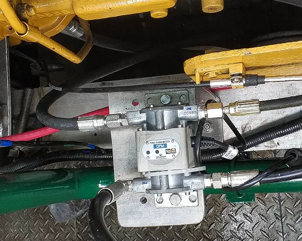 vessel fuel measurement with small flowmeter