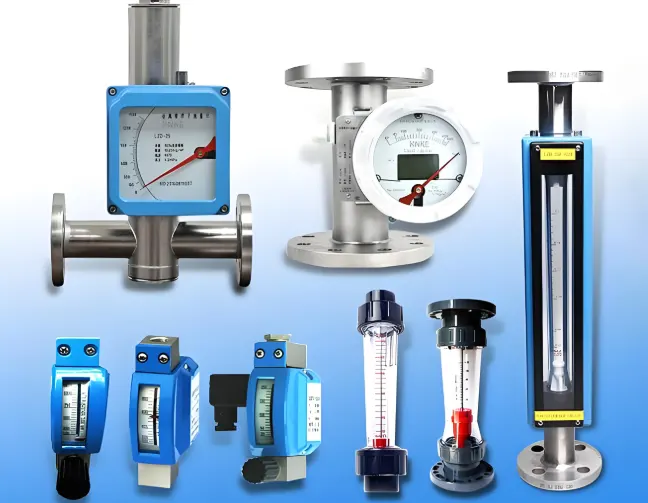 Variable area flow meter rotamete