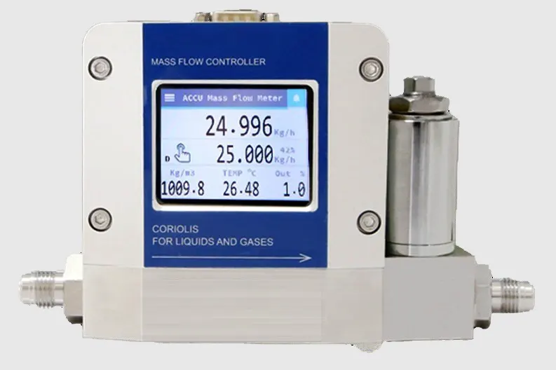 coriolis mass flow controller