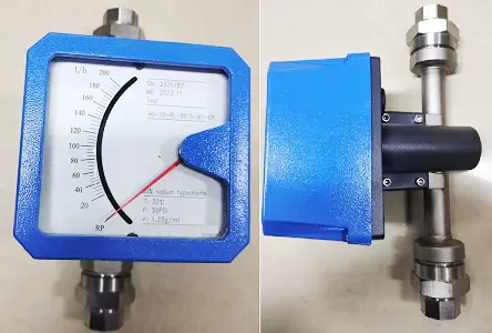 Metal tube rotameters