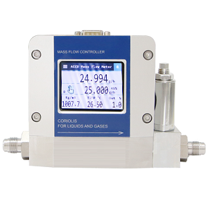 Coriolis flow meter/controller