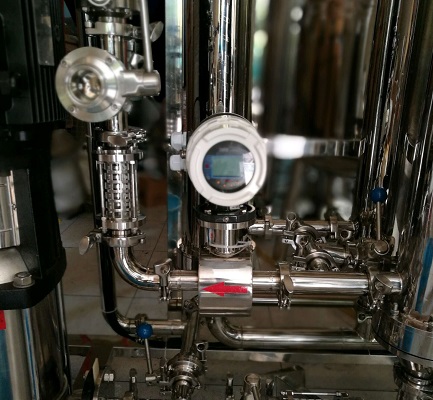 Fermantasyon için Hijyenik Elektromanyetik Akış Ölçer