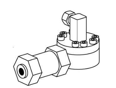 Small and compact design low flow meter
