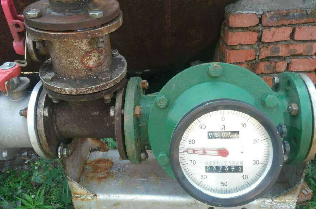 fuel oil flow meter by oval gear flow meter