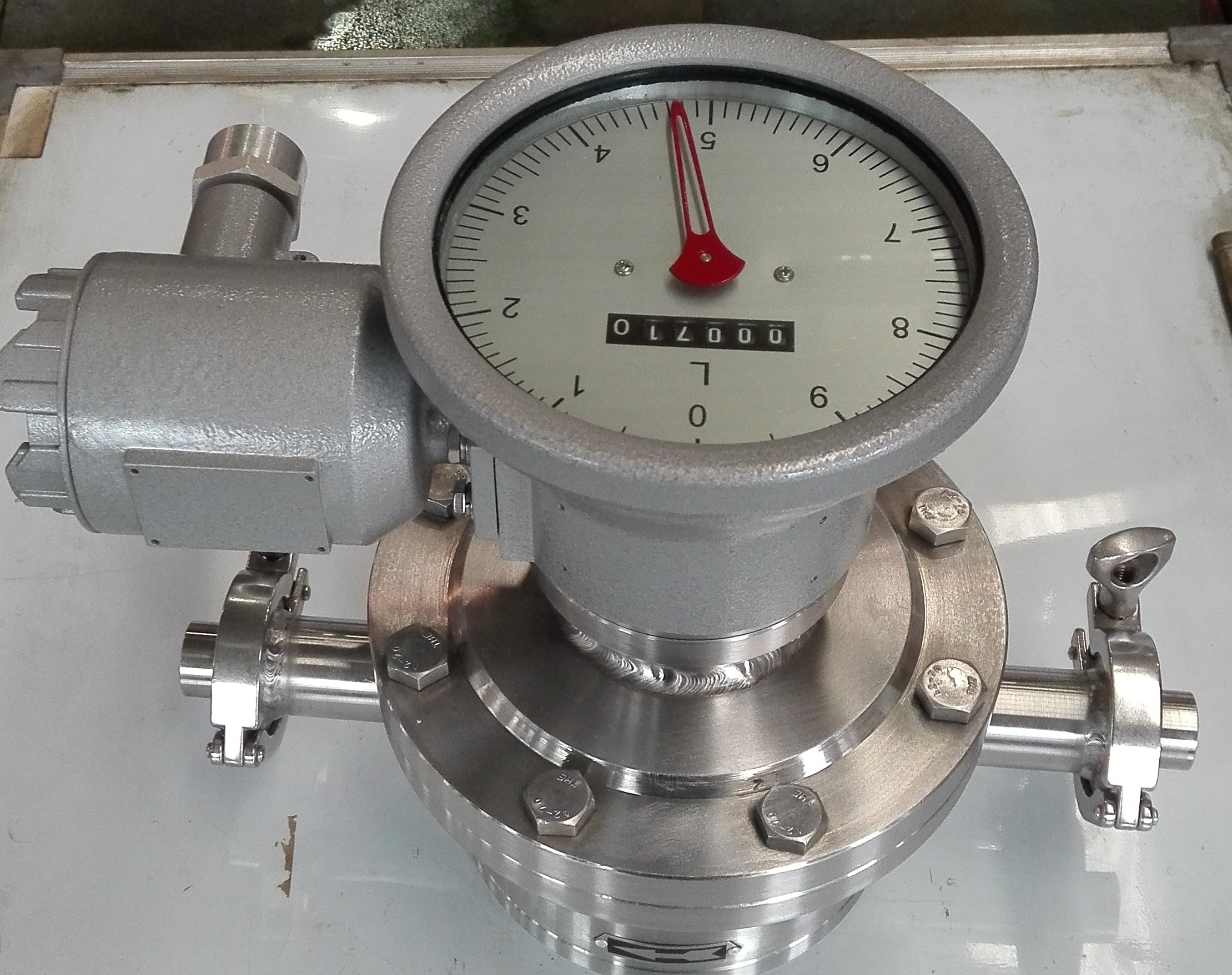 sanitary oval gear flow meter