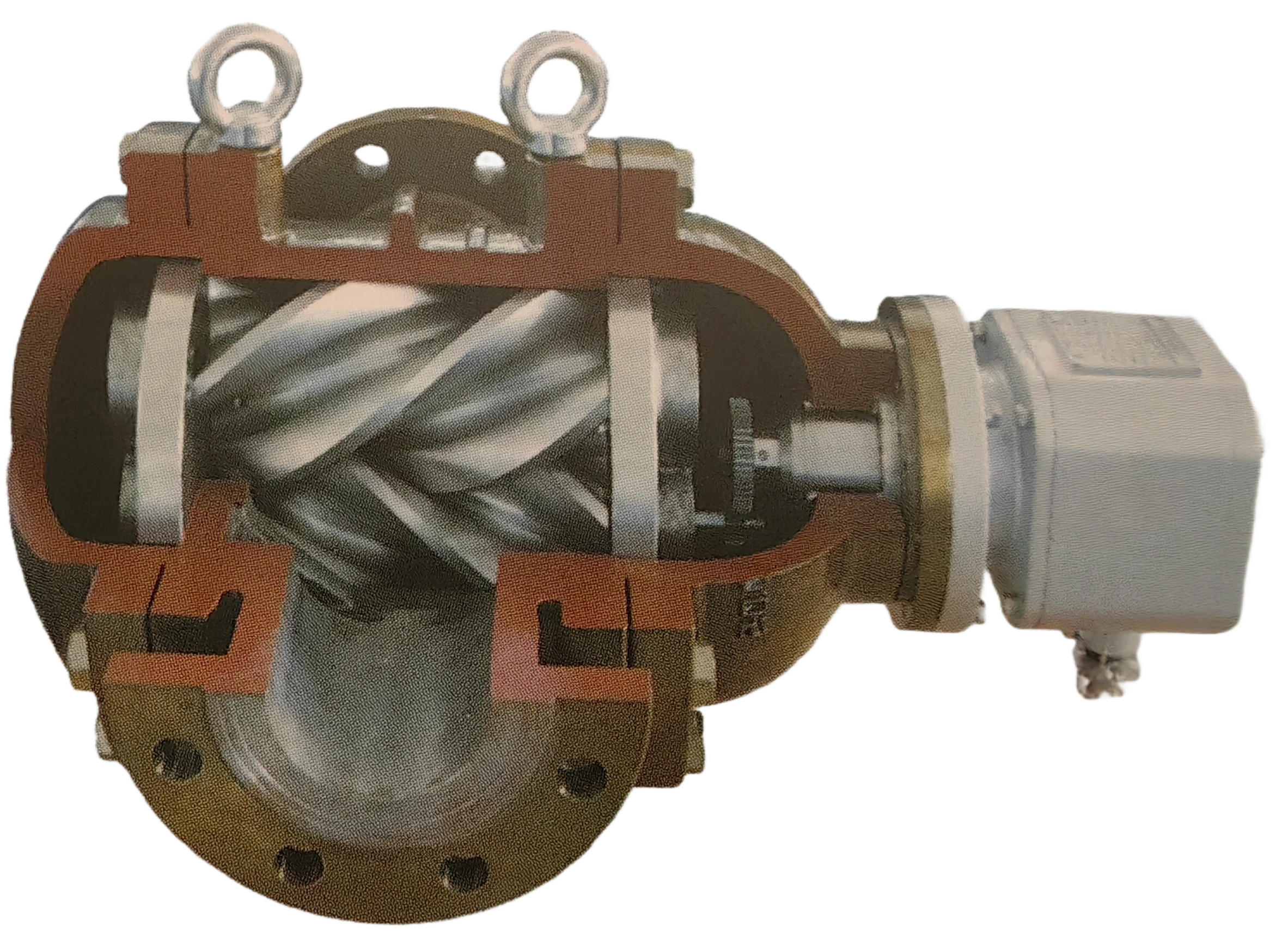 Yağ ve Yakıt için 12 inç PD Akış Ölçer 12-inch (DN300) helical gear positive displacement flow meter for oil and fuel