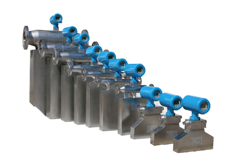 different coriolis flow meter typpes