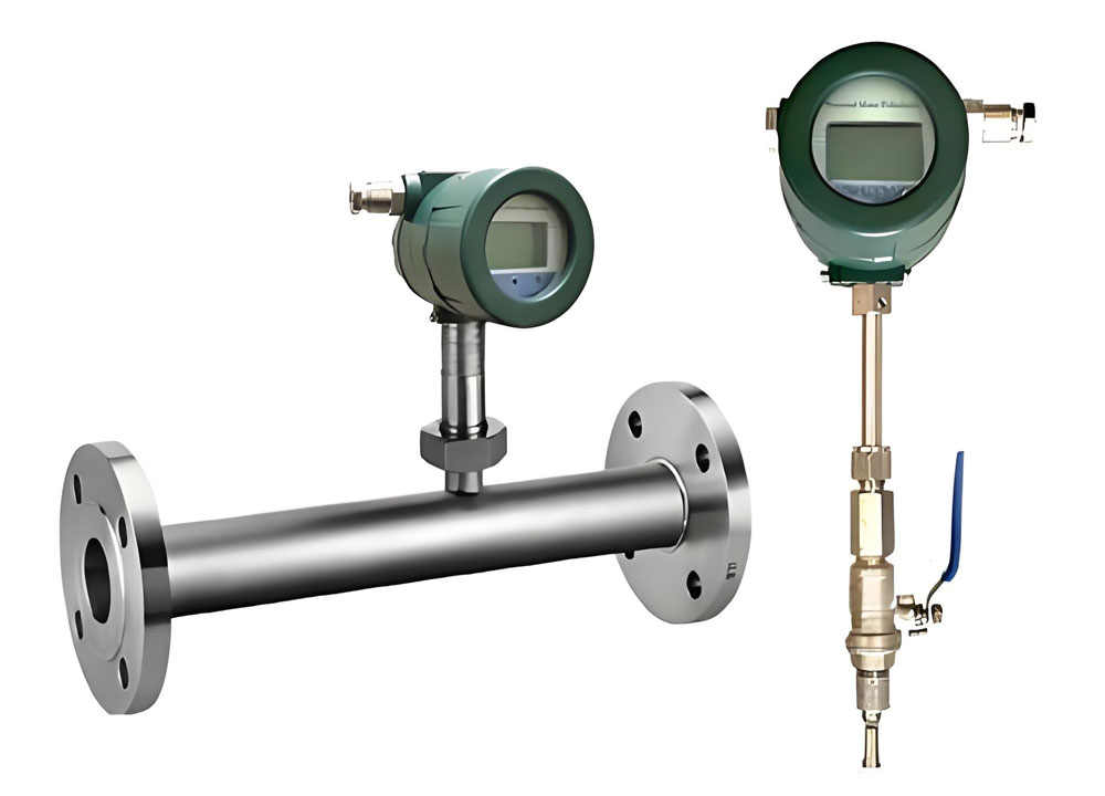 8 inçlik hat içi ve yerleştirme tipi basınçlı hava akış ölçer - termal kütle tipi Inline and insertion 8” compressed air flow meter-thermal mass type