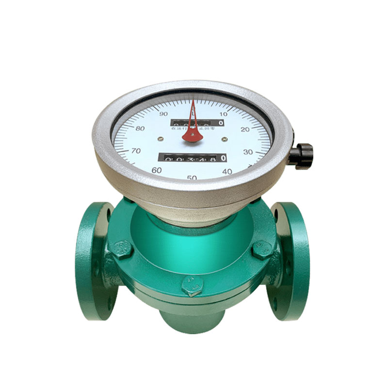 Glycol liquid oval gear flow meter
