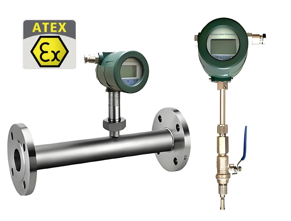 ATEX sertifikalı O2 akış ölçer ATEX certified 02 flow meter