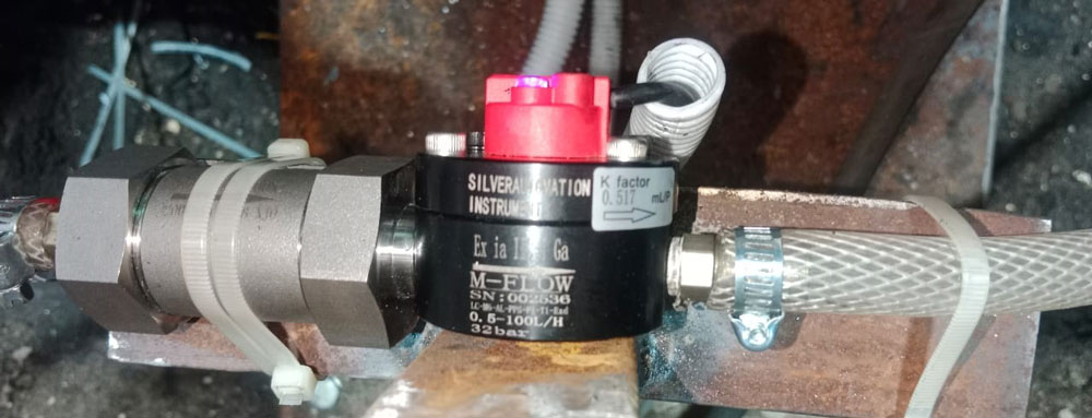 Kalıp yağı ölçümü için mikro akış ölçer micro flowmeter for mold oil measurement