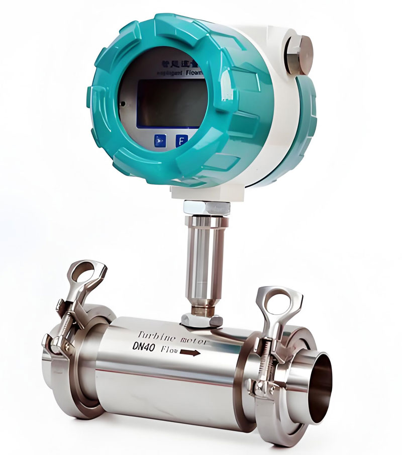 Turbine flow meter for RO water